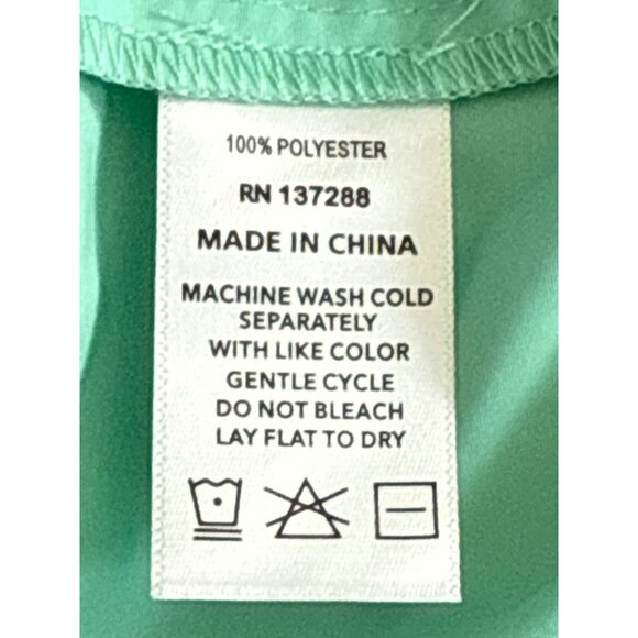 Year Of Ours YOS Windbreaker Cropped Lucite Mint Green S Zip Crop Jacket $128‎ - Picture 13 of 14